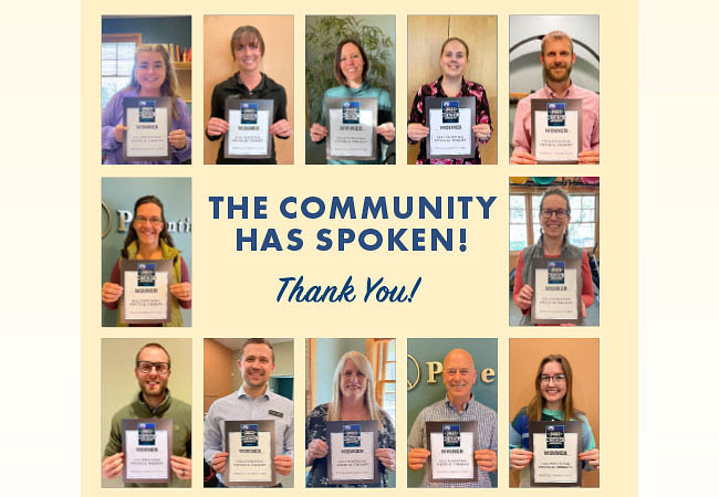 THE COMMUNITY HAS SPOKEN! Thank You!